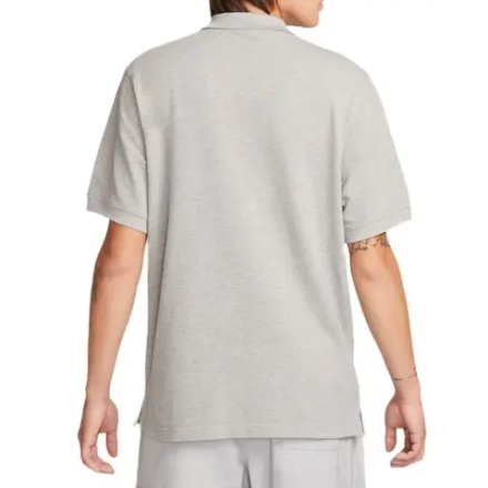 Теннисное поло Nike Club Pique - dark grey heather/white