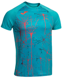 Мужская теннисная футболка Joma Elite IX Short Sleeve T-Shirt M - turquoise