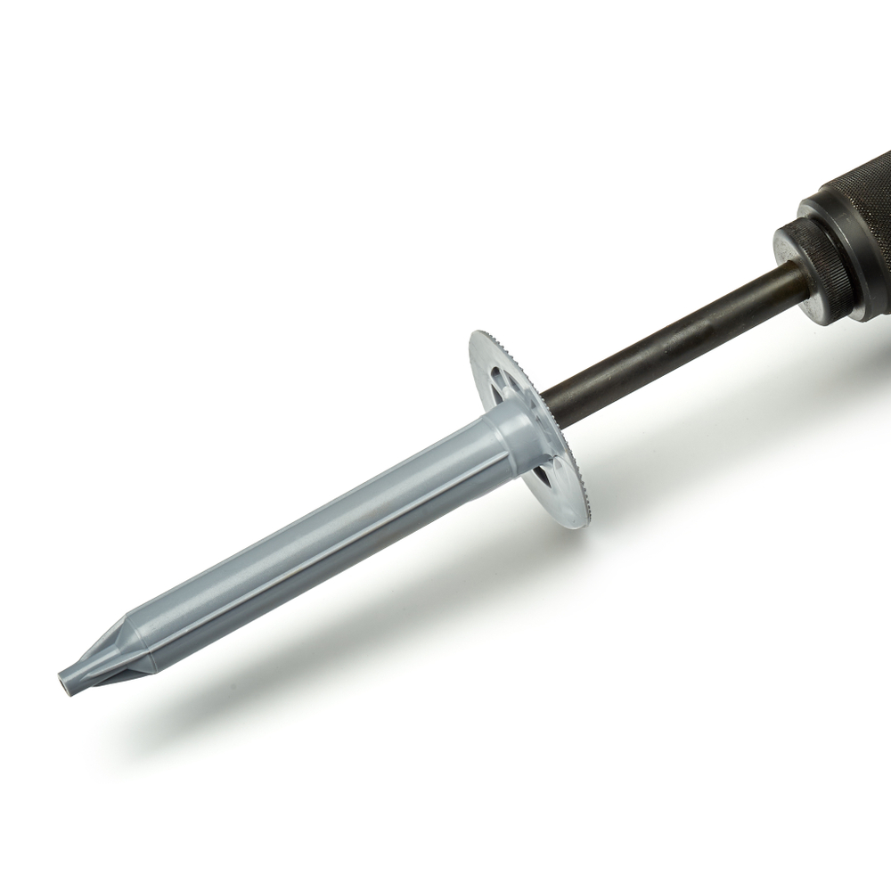 Тарельчатый дюбель гриб 150 мм с крышкой для газоблока для порох пистолета IN150-90 (100 шт/уп) FEDAST