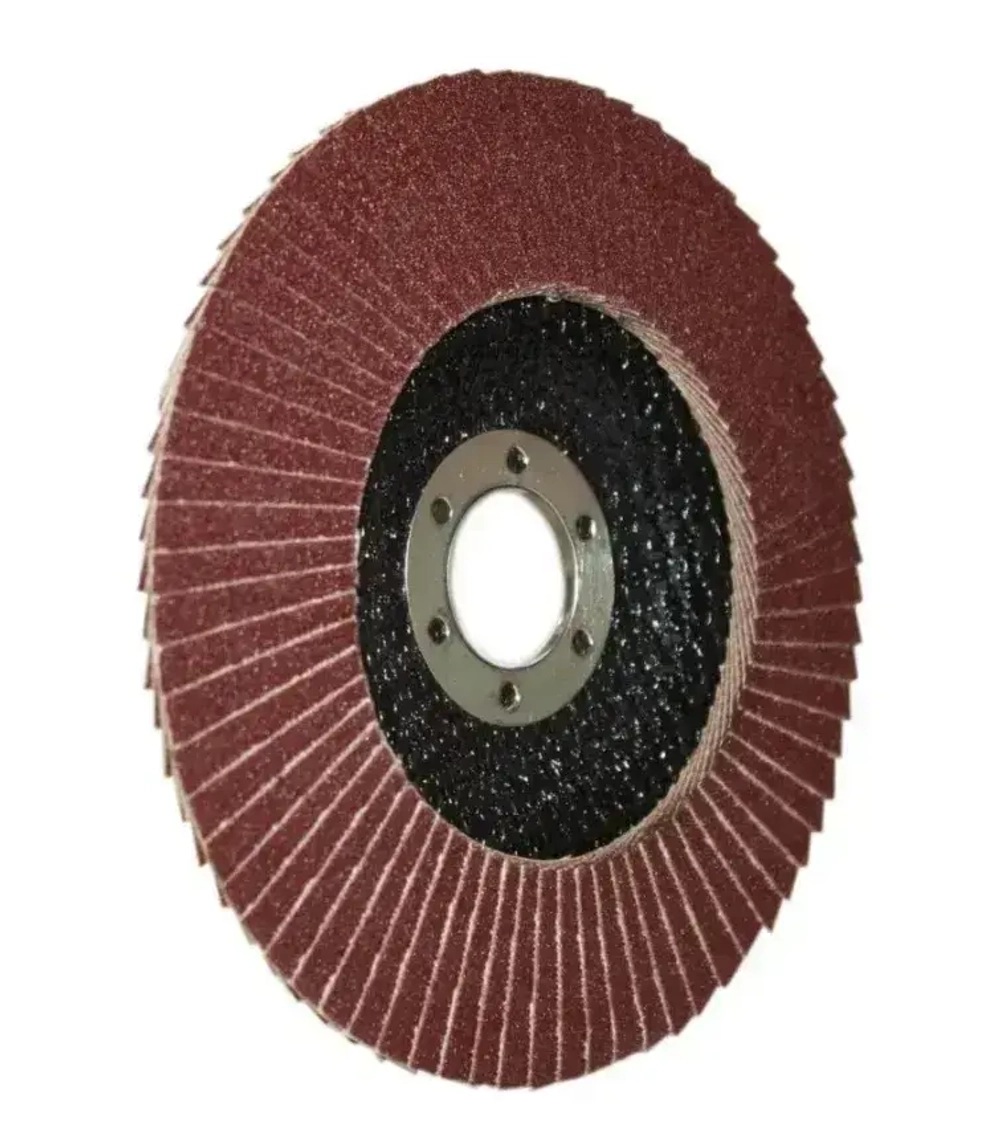 Круг лепестковый торцевой для УШМ / КЛТ Абразив 125Х22мм /зерно 80 (10шт)
