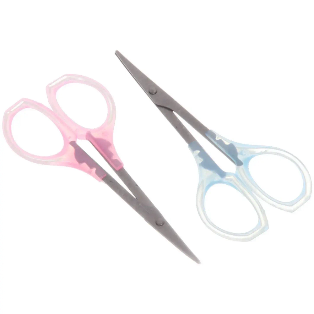 Ножницы маникюрные в пакете «Ultramarine», прямые, пластиковые ручки, 9см