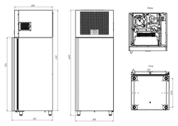 Шкаф шоковой заморозки POLAIR CRt20T-G (с универсальной тележкой)