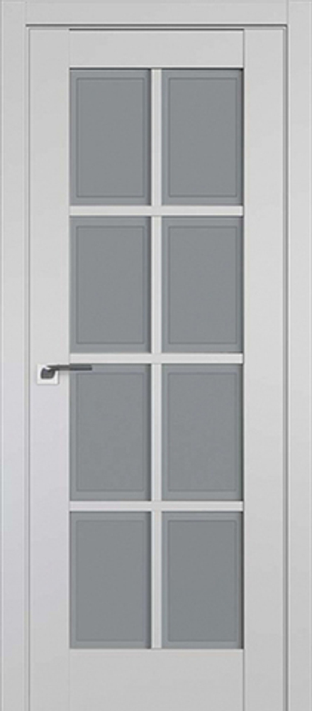 Межкомнатная дверь Turen Becker 101U ПО стекло мателюкс Светло-серый
