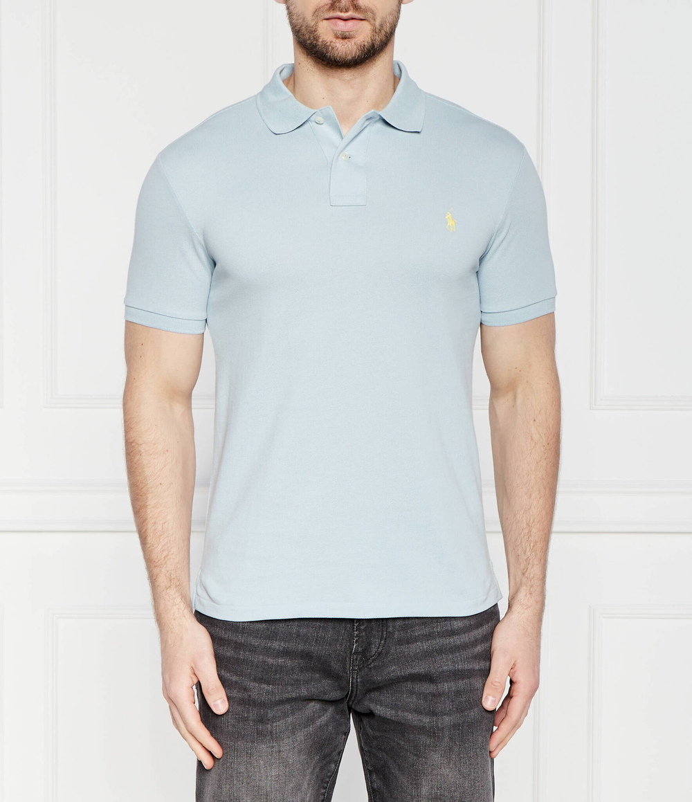 Поло Basic Mesh POLO RALPH LAUREN - голубой(710536856)