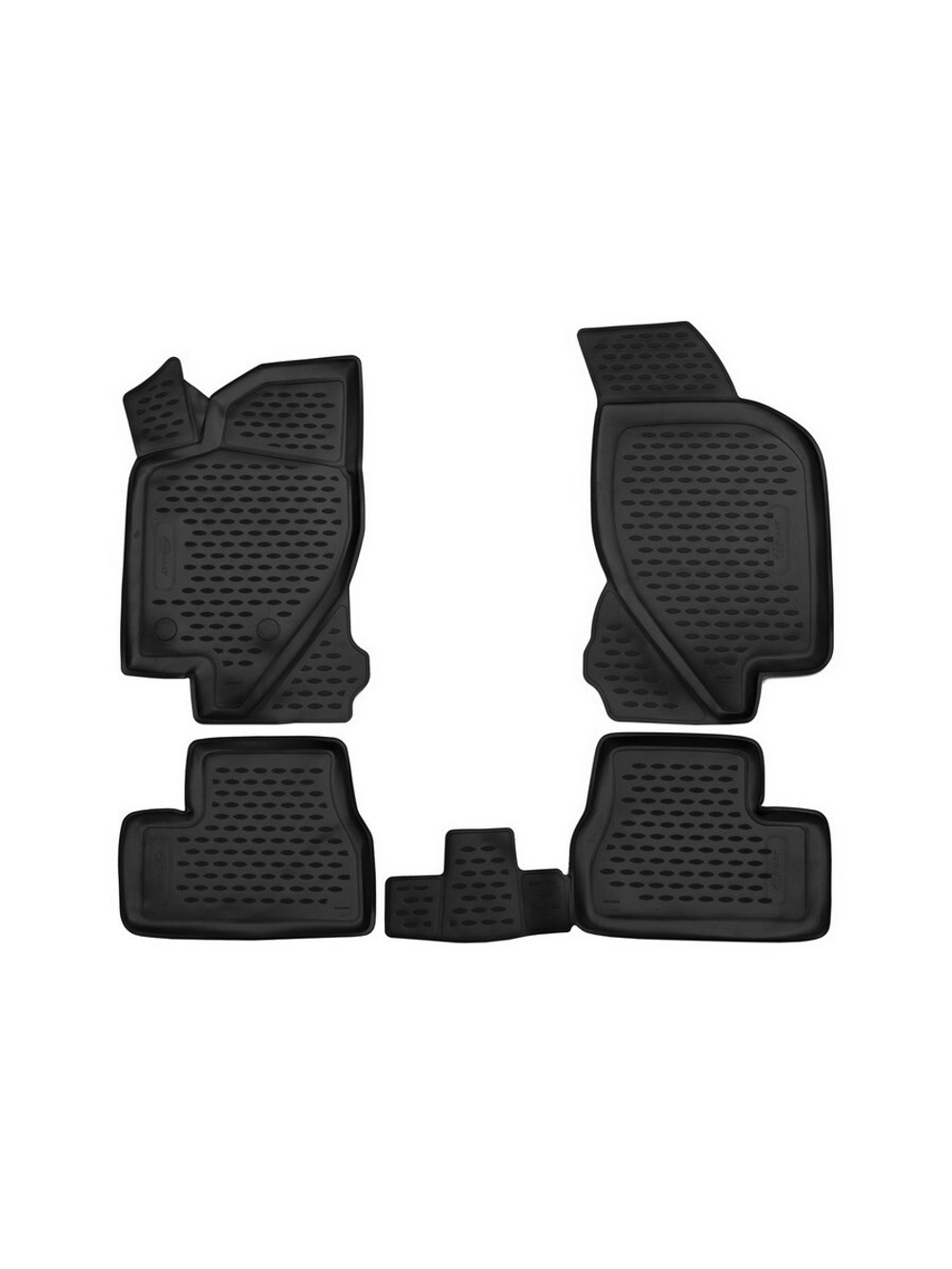 Коврики в салон для DATSUN on-do (I, Ir), 2014-2020, 4 шт. (Повышенная устойчивость, повышенная износостойкос FORMAT.3D.94.04.210K