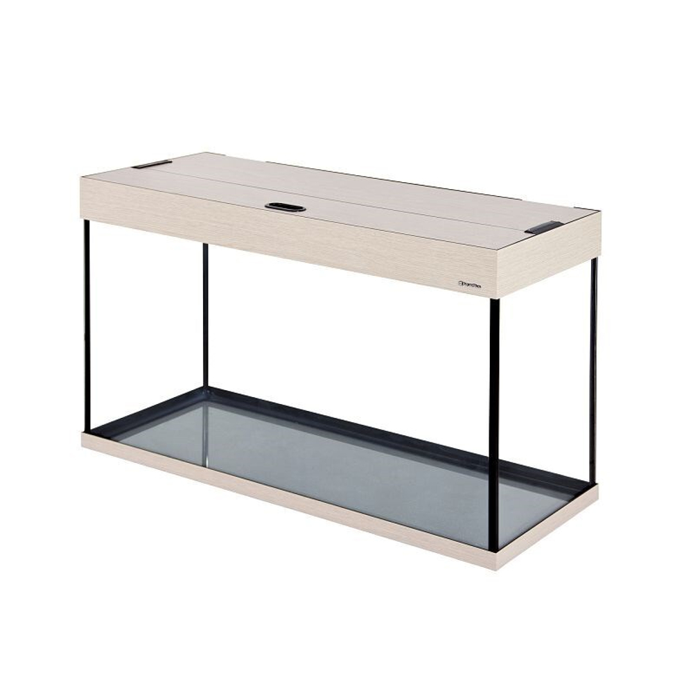 Аквариум LUX П120 / 115л прямой Выбеленный дуб LED (80*35*49)+Крышка, светильник LEDDY TUBE Retro Fi