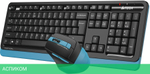 Набор периферии A4Tech Fstyler FG1035 Navy Blue черный/синий