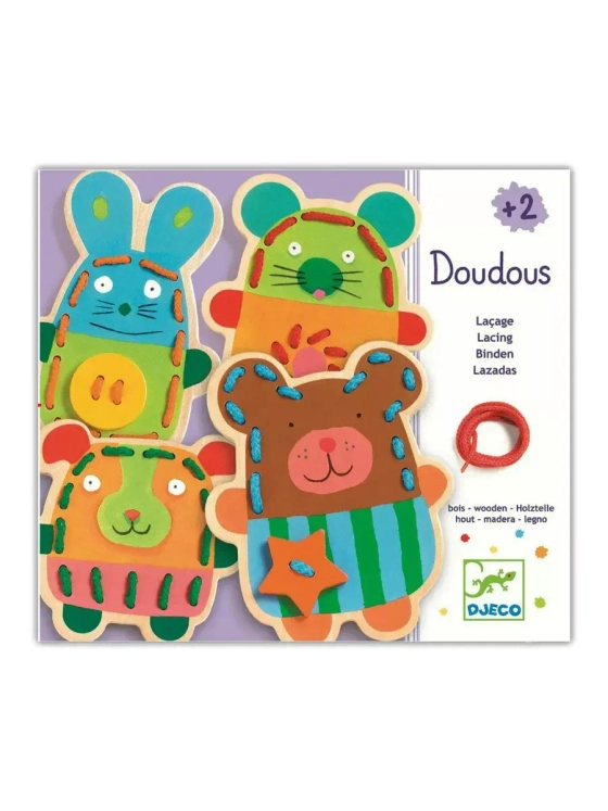 Шнуровка Зверюшки Djeco