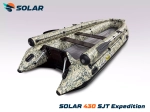 Лодка надувная моторная solar-430 super jet tunnel (expedition)