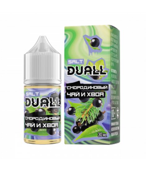 Жидкость Duall, 30 мл, HARD Смородиновый чай и хвоя