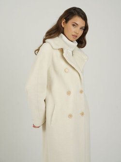 Шуба из шерсти чебурашка, SilverFox (арт. 1152)