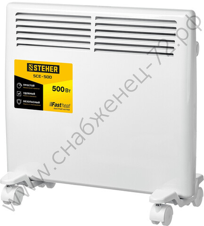 STEHER Е серия 0.5 кВт, электрический конвектор (SCE-500)