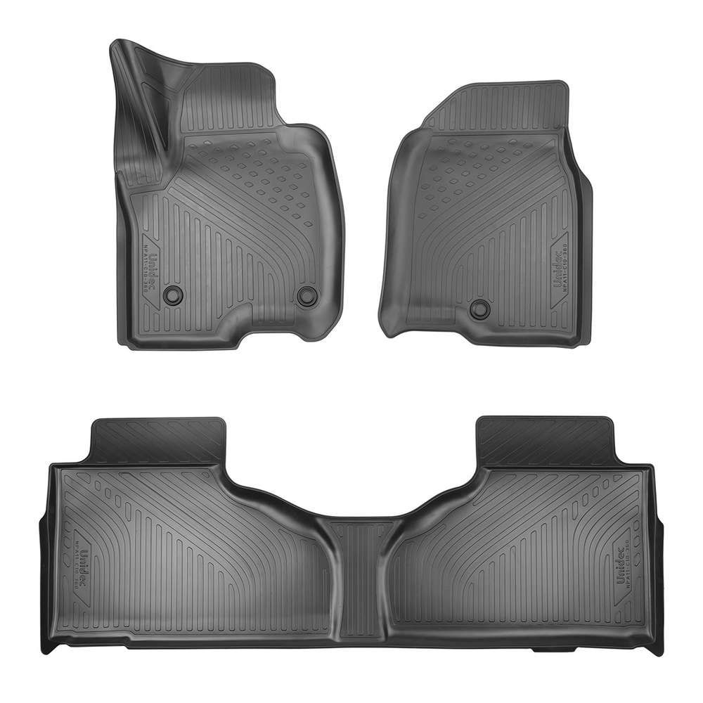 Ковры в салон Norplast/Unidec для Chevrolet Tahoe V (2020-)Полиуретан,Черный,1,2 ряд арт.NPA11-C10-360-2