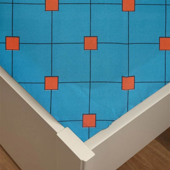 Простыня на резинке Анита , 90x200х30 , полисатин DOMTEKC