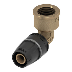 Уголок соединительный с внутренней резьбой TECE 32 х 1*, бронза