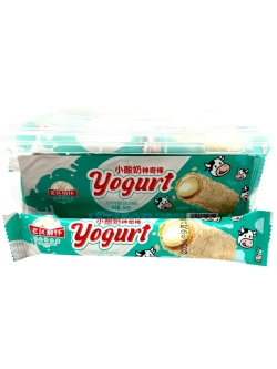 Печенье хрустящие трубочки со вкусом йогурта 25 г * 20 шт