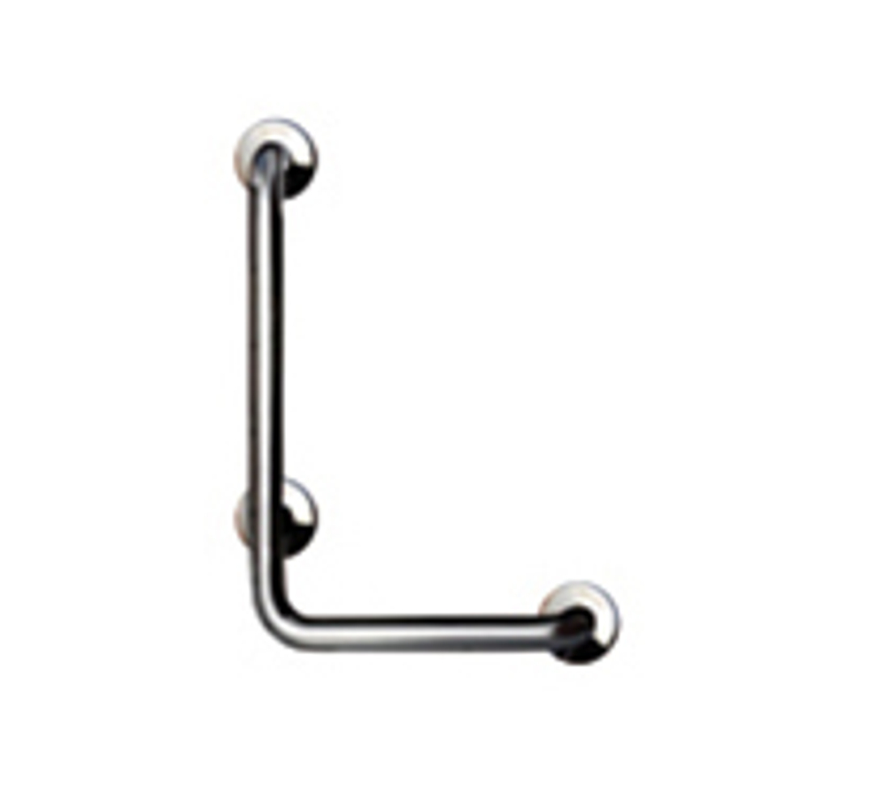 Поручень угловой 3 точки опоры правый нерж. сталь NOFER 15158.B глянцевый