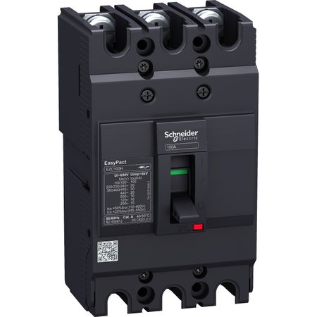 Выключатель автоматический EZC100 10кA/400В 3П/3T 45 A (EZC100F3045)