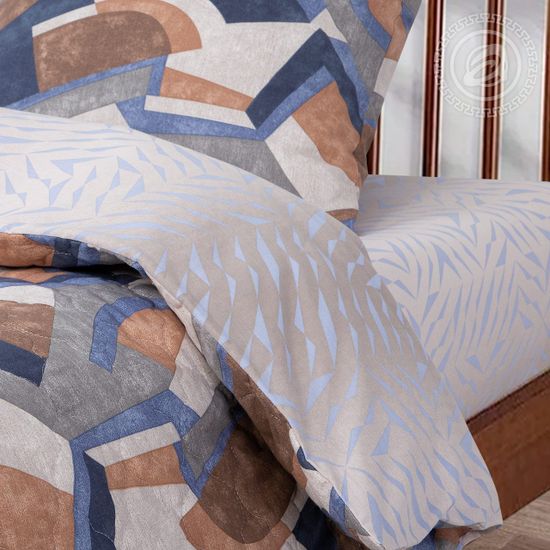 Семейный комплект постельного белья Деним Зима-Лето бязь