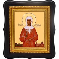 Александра Устюхина мученица. Икона на холсте.