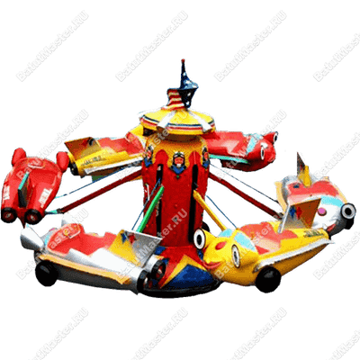 Электрическая Аттракцион карусель «Самолетики», 6×6×3 м