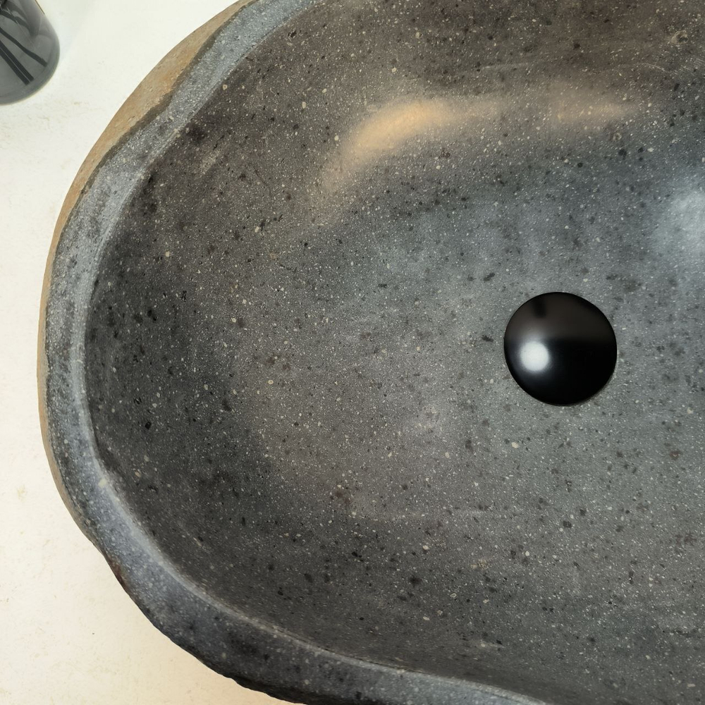 Раковина из речного камня RS-62005 (56*41*15)