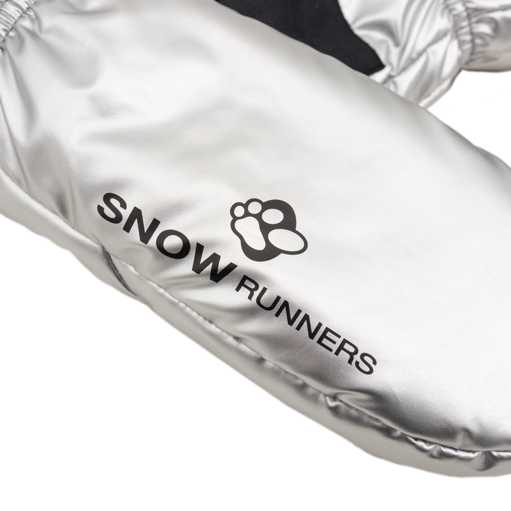 Варежки Called a Garment Snow Runners Mittens ''Silver"