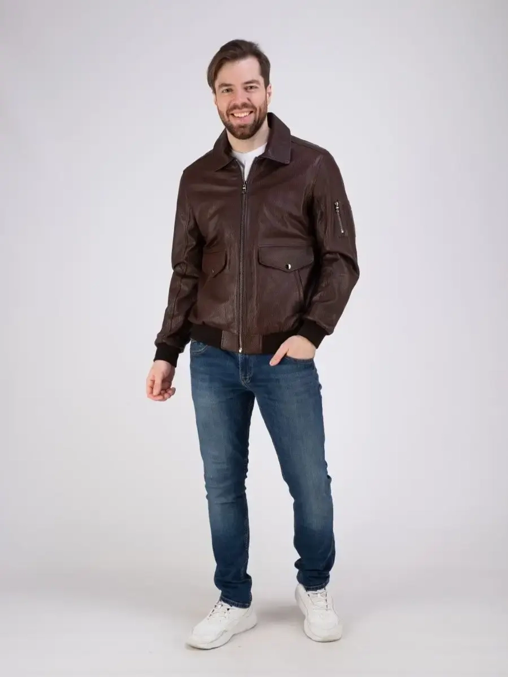 Куртка кожаная из натуральной кожи Турция