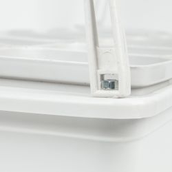 ULT-P56-10W-SPSB IP20 MARBLE ECONOM Набор Минисад. светильник для растений светодиодный с подставкой. Спектр для рассады и цветения. 6 кашпо в-к. мраморные. TM Uniel