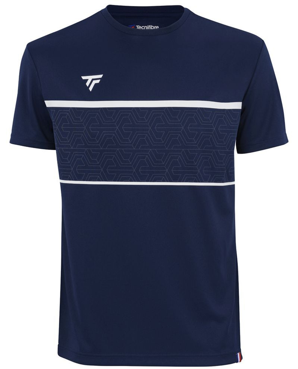 Футболка для мальчика теннисная Tecnifibre Team Tech Tee - marine
