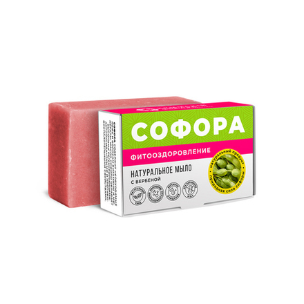 Мыло Фитооздоровление с софорой и вербеной, 100 г (1,55 б)