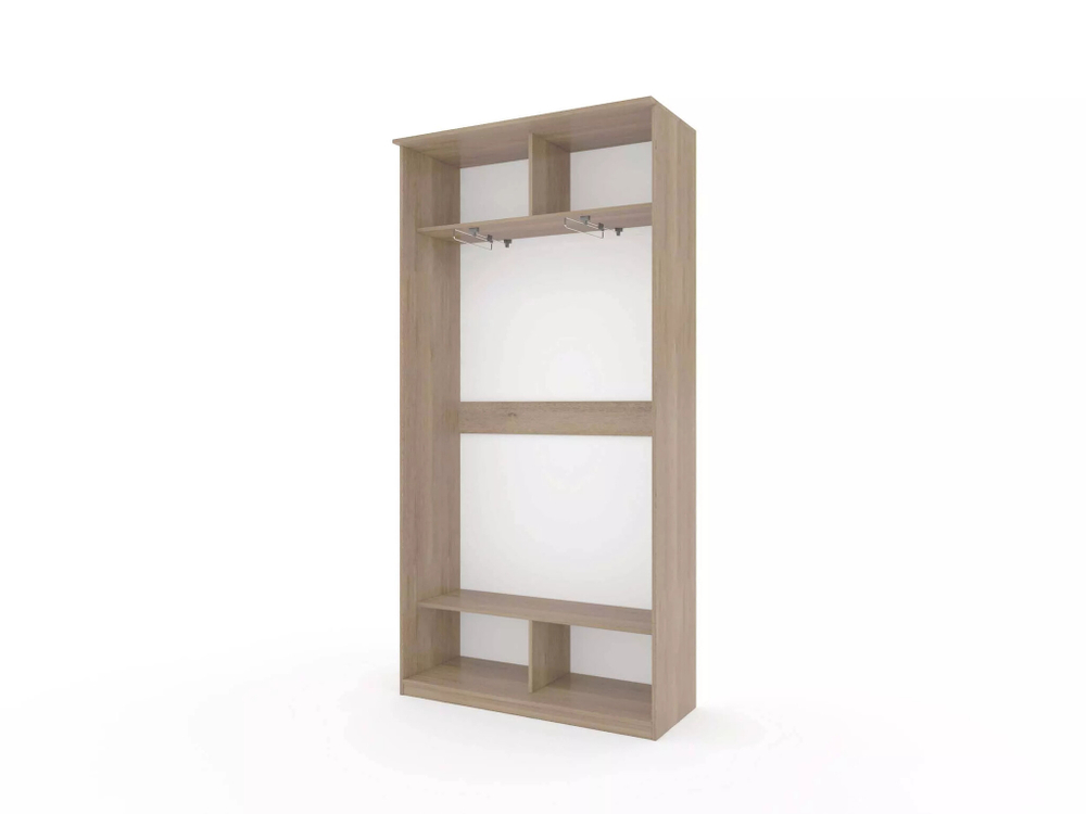 Шкаф купе Модерн 1190х450 2-х дверный фотопечать №1 ясень