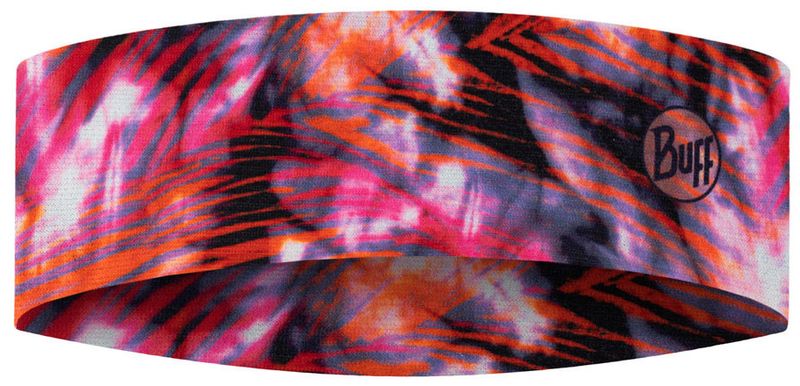 Узкая спортивная повязка на голову Buff Headband Slim CoolNet Zat Multi Фото 1