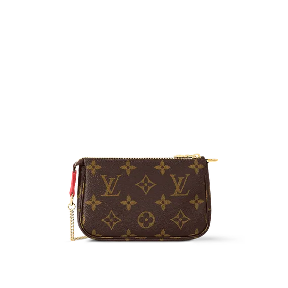 Клатч Louis Vuitton Mini Pochette Accessoires коричневый
