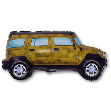 Фольгированный шар-фигура «Джип» милитари, 98 см