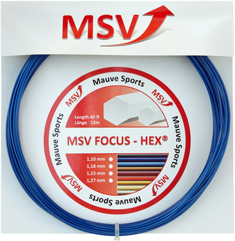 Теннисные струны MSV Focus Hex (12 m) - Бирюзовый