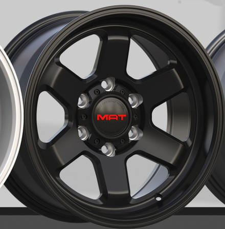 Диск колёсный кованый MAT offroad VB7837 R17 8,0 ET0 Matte Black