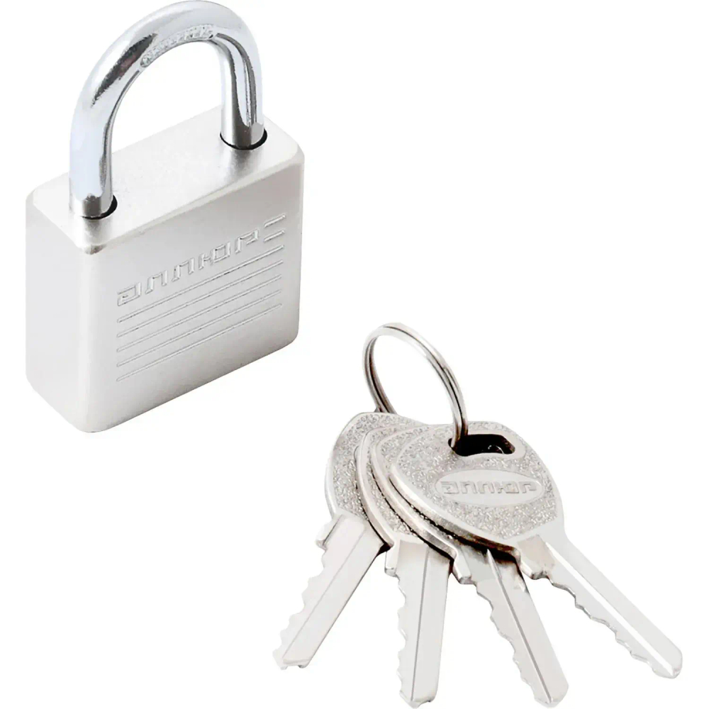 Замок навесной УЗК_Аллюр ВС1Ч-032 (32хd=5х16) чугун (16693) хром (5кл)