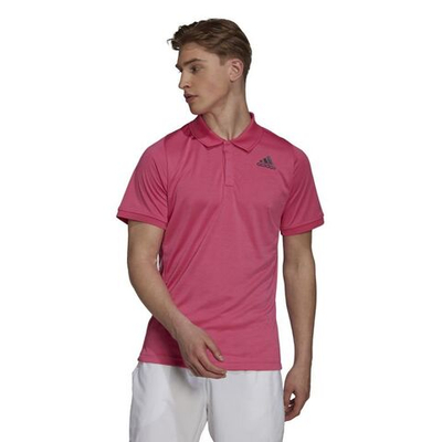 Мужское теннисное поло Adidas Freelift Polo M - pink/black