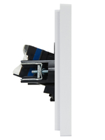 FORTE&PIANO Розетка компьютерная двойная RJ45 кат.6 FP234 белый IEK