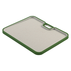 Доска разделочная 34х28см Smart Solutions Ness светло-серая с зеленым кантом