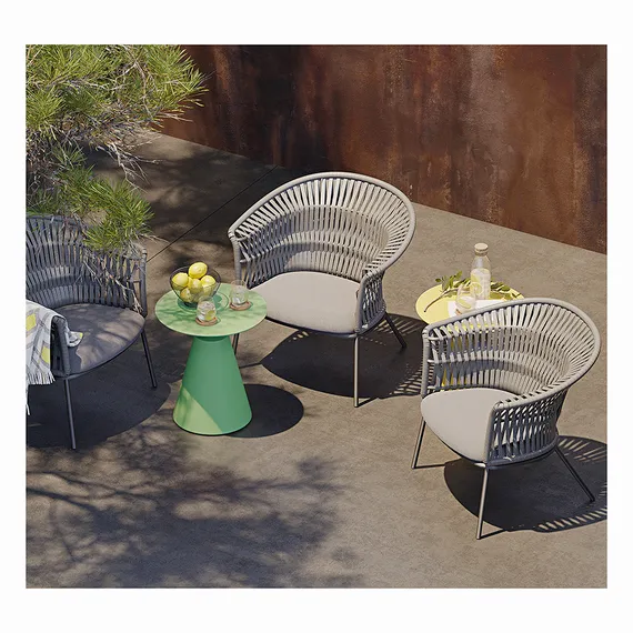 Столик кофейный Marius, Ø50х55 см, зеленый