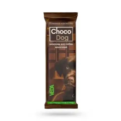 Veda Choco Dog лакомство для собак шоколад молочный 45гр