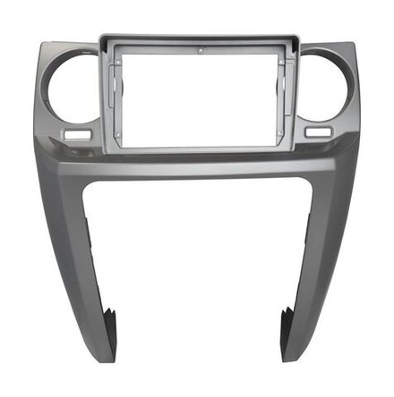 Комплект рамки с разъёмами 9"+can Land Rover Discovery 3 2005-2009 (закруглённые углы)серебр - Car-Smart 9603B