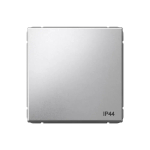 ARTGALLERY 1-клавишный ПЕРЕКЛЮЧАТЕЛЬ IP44, 10АХ, механизм, быстрозажим. клем., АЛЮМИНИЙ