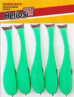 Рыбка поролоновая Helios HS-105-11 105мм 5шт На офсет. крючке