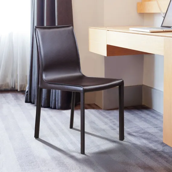 Стул Barrie коричневая кожа