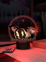 3Д-НОЧНИК "Денди и Мяу" (Space Dandy)