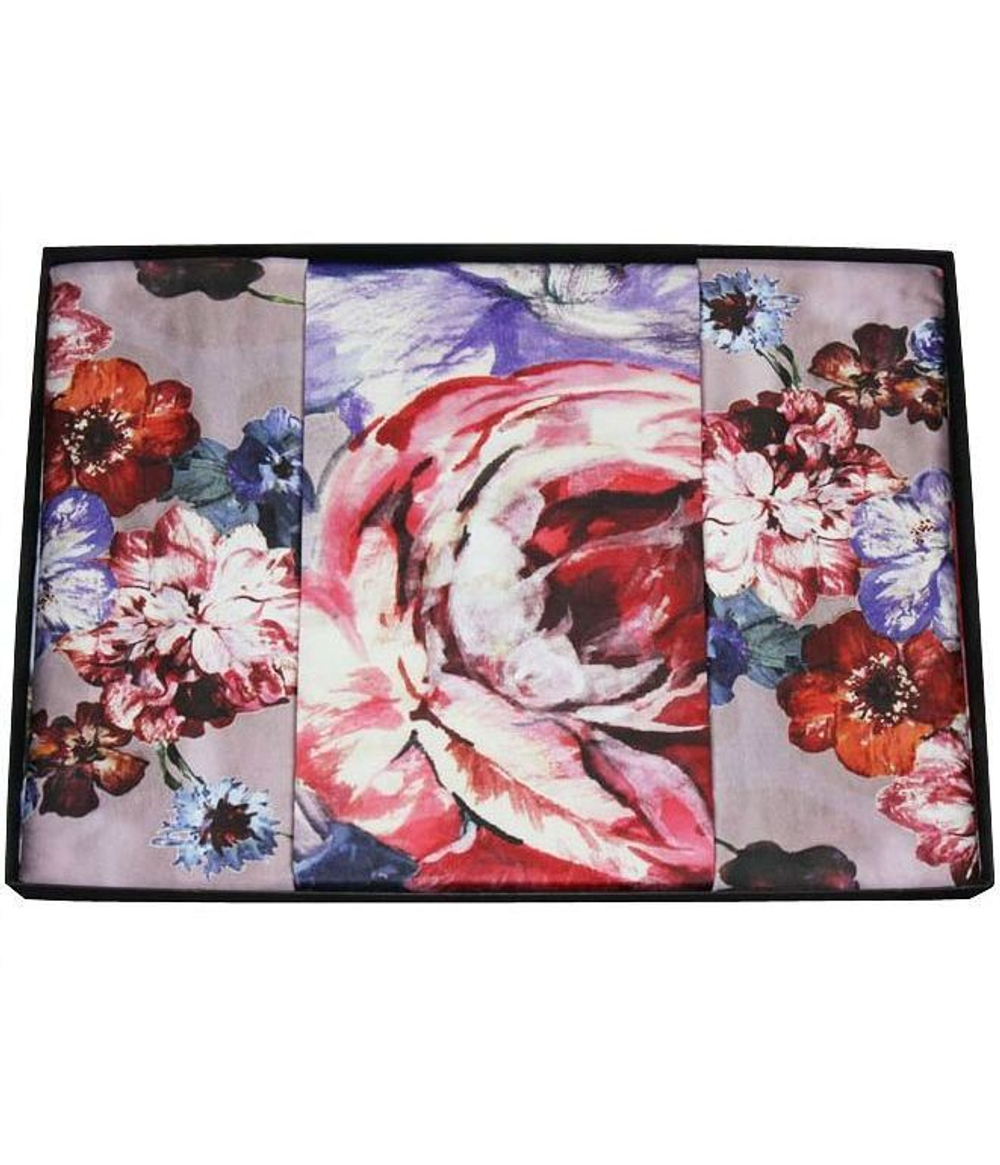 Постельное белье 2 спальное евро Fazzini Bloom Италия