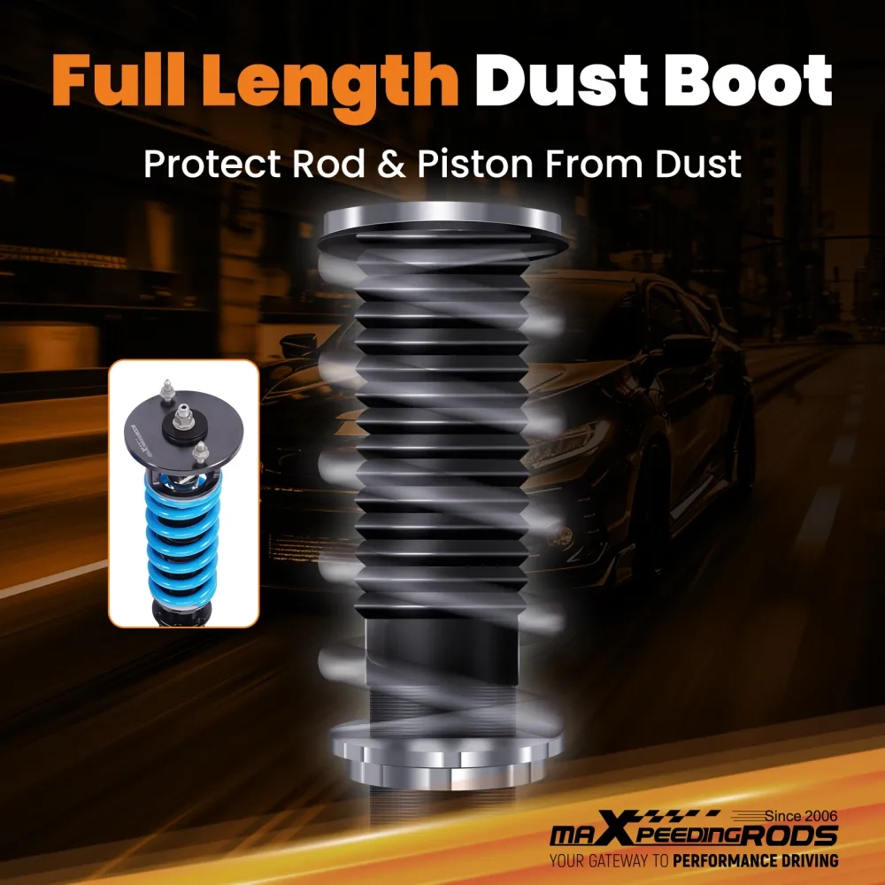 Coilovers 24 Way Adjustable Lowering Kit подходит для автомобиля Audi A4 B5 compatible for FWD 1995-2001